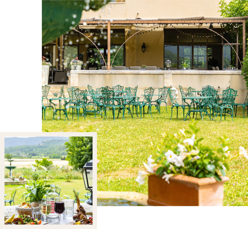 Le restaurant - Café De La Gare - restaurant BONNIEUX - manger a BONNIEUX